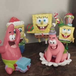Spongebob Squarepants Patrick Holiday Tree Ornaments 2002 2004